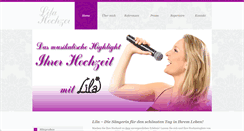 Desktop Screenshot of lilahochzeit.de