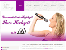 Tablet Screenshot of lilahochzeit.de